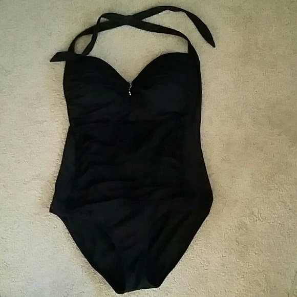 Liz Claiborne Other - Liz Claiborne black 1 piece swimsuit